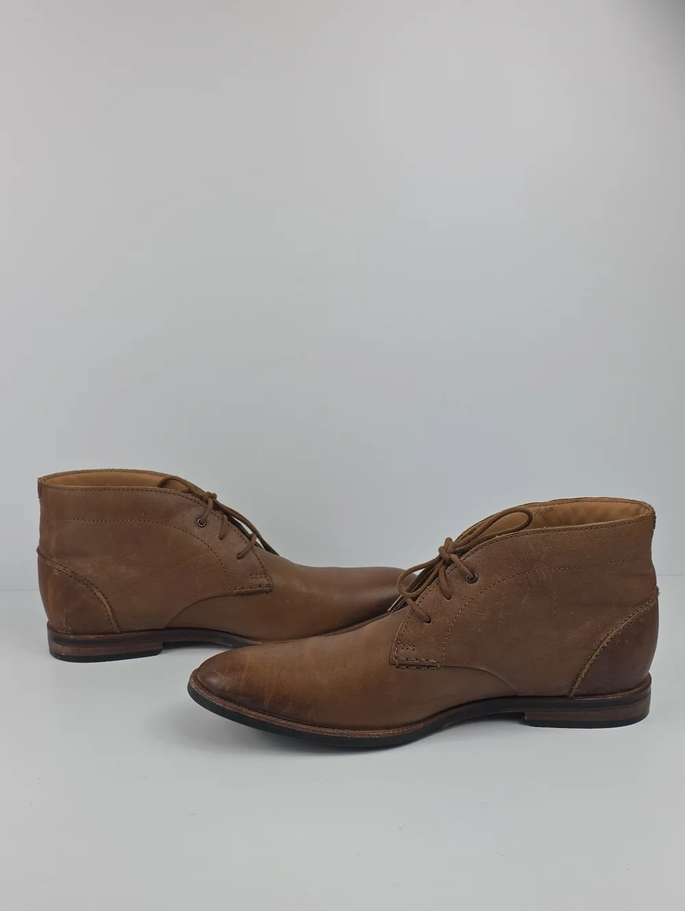 Clarks‎ Broyd Mid Tan leather Chukka Men's Boots Size 10